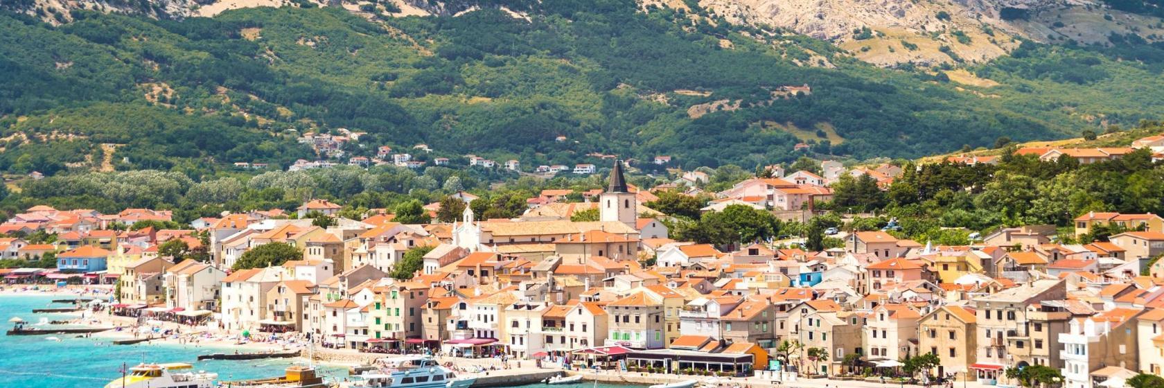 Baška Riva-promenaden